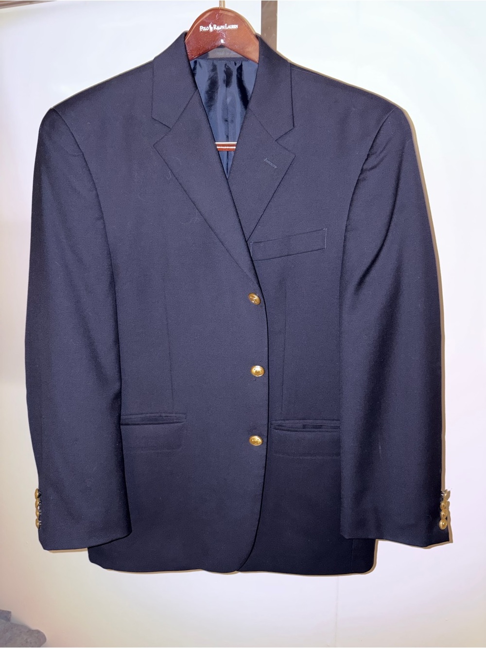 Ralph Ralph Lauren Navy Blazer with Gold Buttons